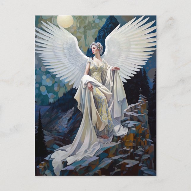 Carte Postale Angel Imaginaire Art (Devant)