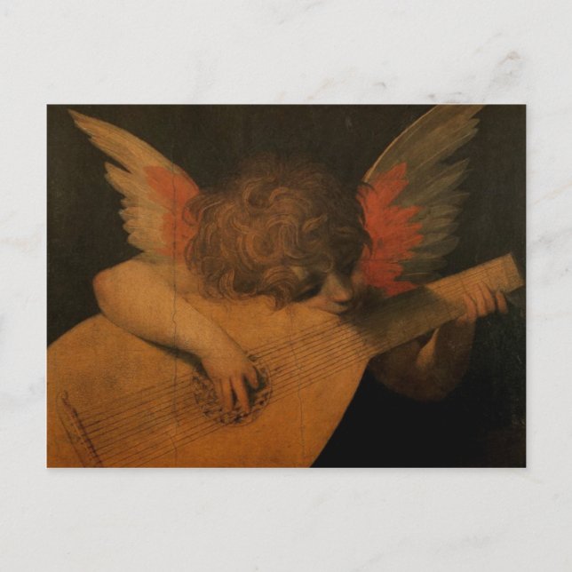 Carte Postale Angel Jouer De La Musique (Devant)