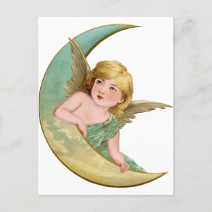 Carte Postale Angel Moon