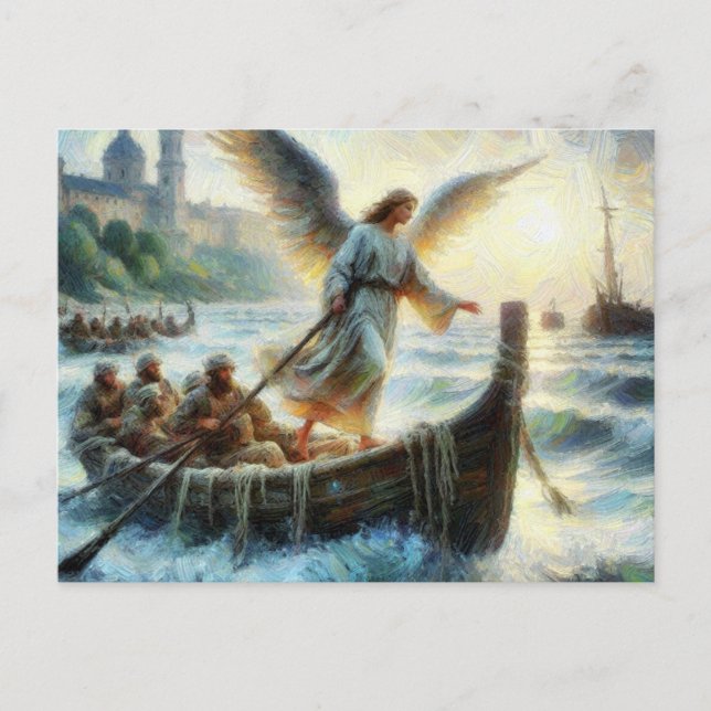 Carte Postale Angel sur la côte (Devant)