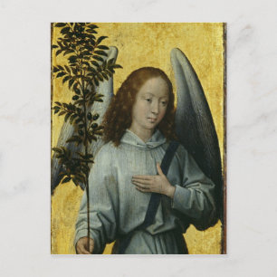 Carte Postale Angel tenant une branche d'olivier