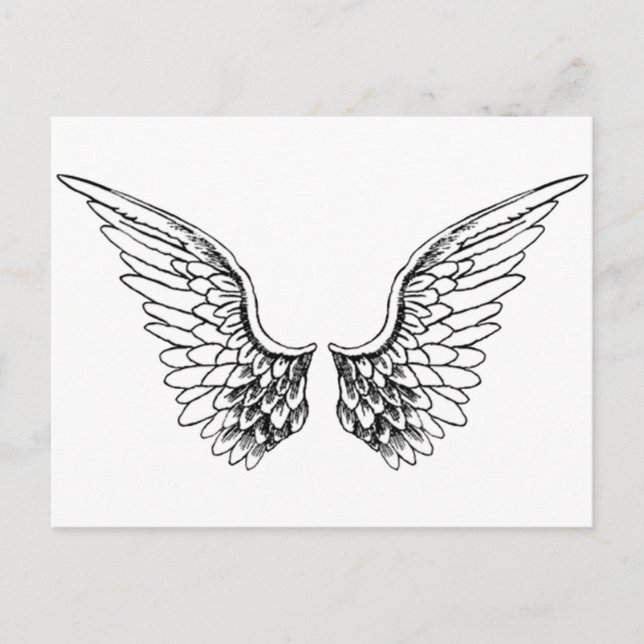 Carte Postale Angel Wings (Devant)