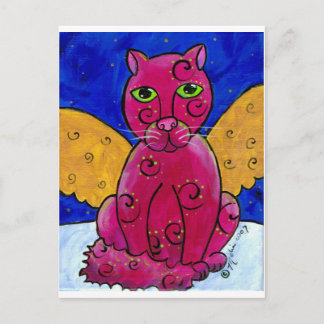 Carte Postale AngelCatRose