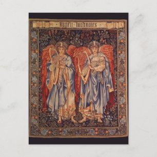 Carte Postale Angeli Laudantes par Sir Edward Coley Burne Jones