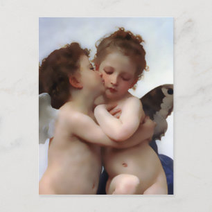 Carte Postale Angels Kiss Postcard