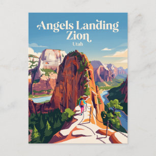 Carte Postale Angels Landing Zion États-Unis