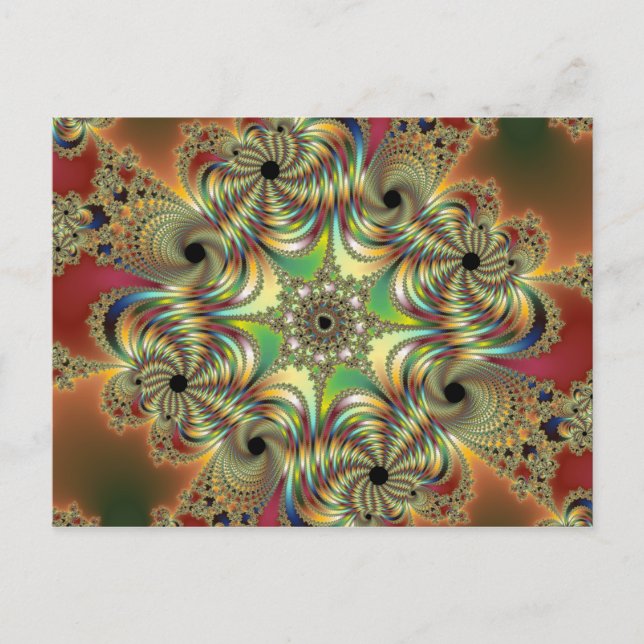 Carte Postale Angelus Fractal (Devant)