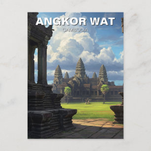 Carte Postale Angkor Wat Cambodge