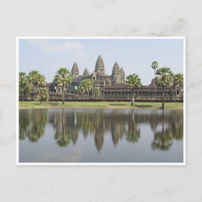 Carte Postale angkor wat réflexions (Devant)