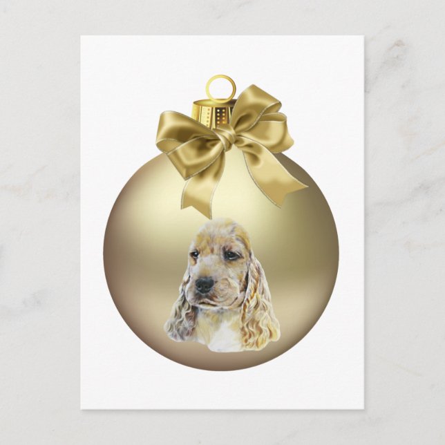 Carte Postale Anglais Cocker Spaniel (Devant)