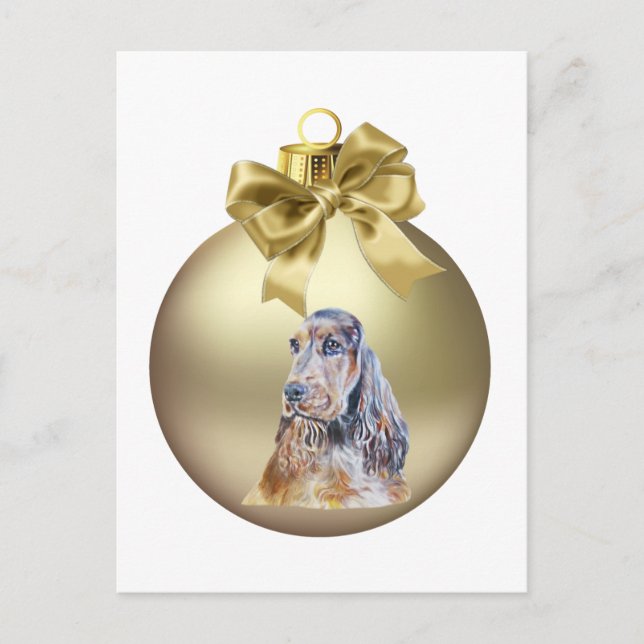 Carte Postale Anglais Cocker Spaniel (Devant)