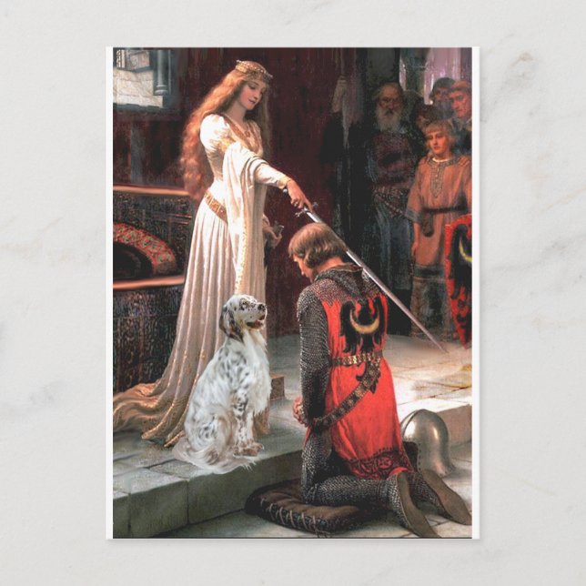 Carte Postale AnglaisSetter 1 - L'Accolade (Devant)