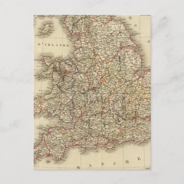 Carte Postale Angleterre, Pays de Galles (Devant)