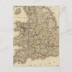 Carte Postale Angleterre, Pays de Galles