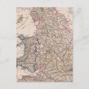 Carte Postale Angleterre, Pays de Galles