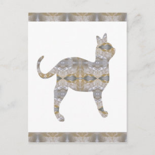 Carte Postale animal de compagnie CAT CRYSTAL Bijou NVN452 ENFAN