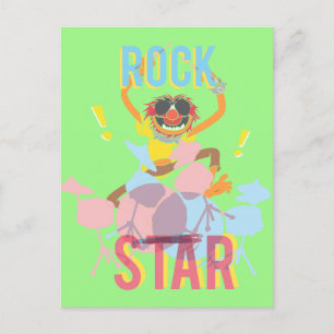 Carte Postale Animal - Rock Star