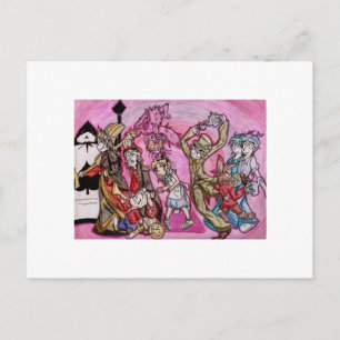 Carte Postale Anime Alice au pays des merveilles