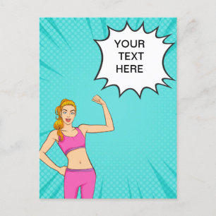 CARTE POSTALE ANIME, DESSIN, PERSONNALISABLE