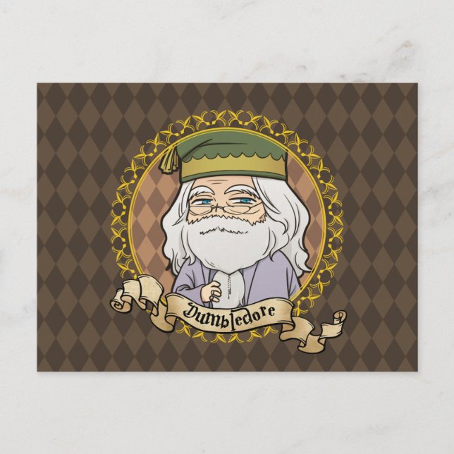 Carte Postale Anime Dumbledore (Devant)