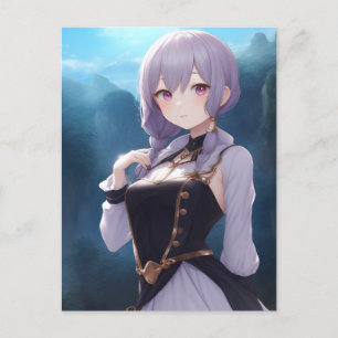 Carte Postale Anime Girl 001