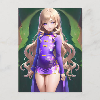 Carte Postale Anime Girl 042