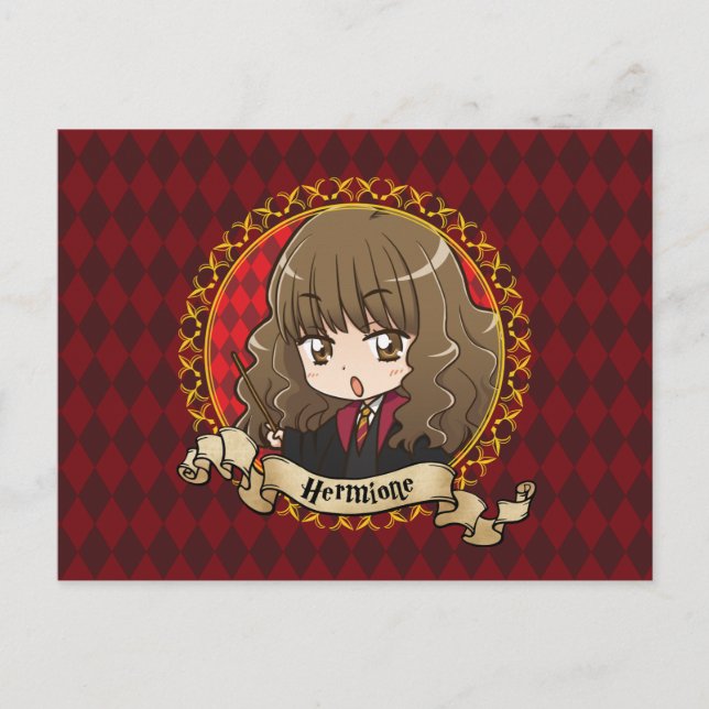 Carte Postale Anime Hermione Granger (Devant)