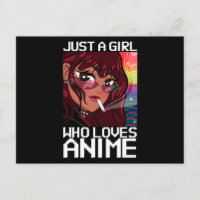 Anime manga fumer Cigarett Juste une fille