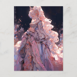 Carte Postale Anime Princess Imaginaire Art
