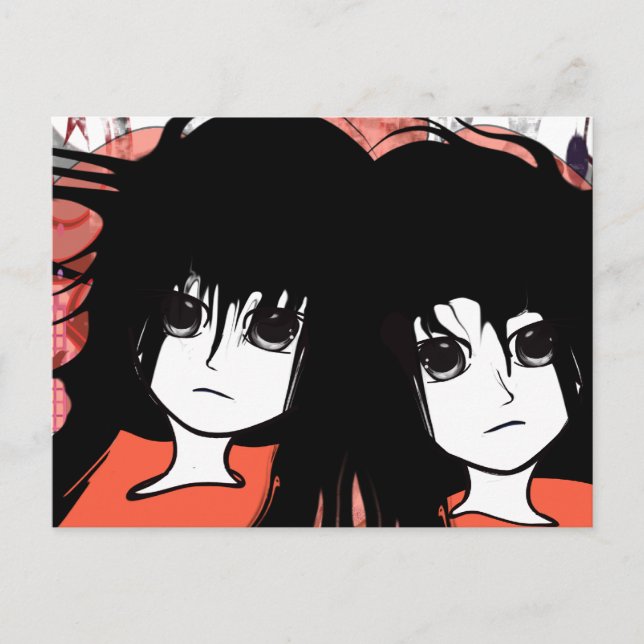 Carte Postale Anime Twins (Devant)