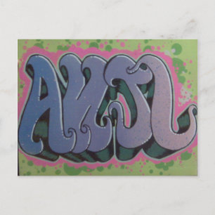 Carte postale Anjl Stencil