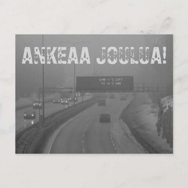 Carte Postale Ankeaa joulua joulukortti (Devant)