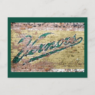 Carte Postale Ann Arbor Michigan Vernors Mur de brique Vintage