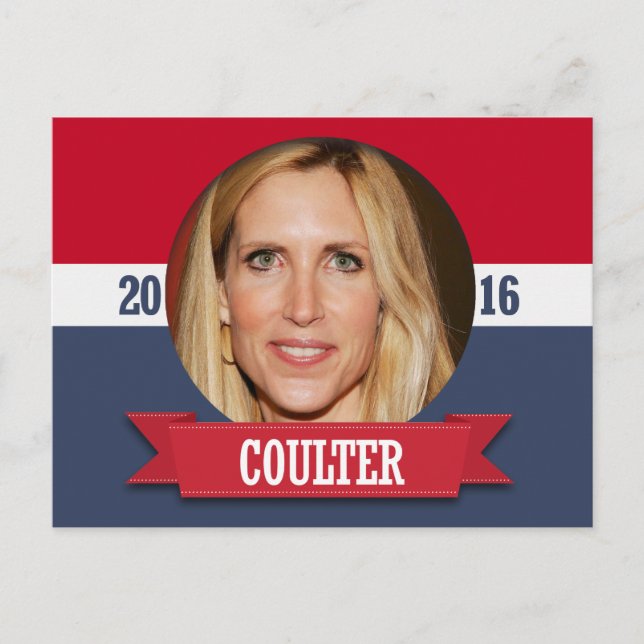 CARTE POSTALE ANN COULTER 2016 (Devant)