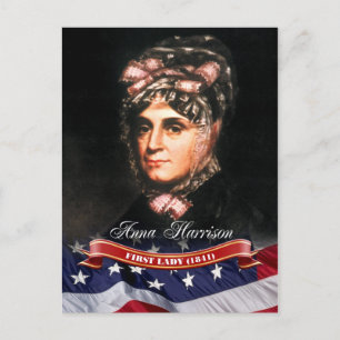 Carte Postale Anna Harrison, Première Dame des États-Unis