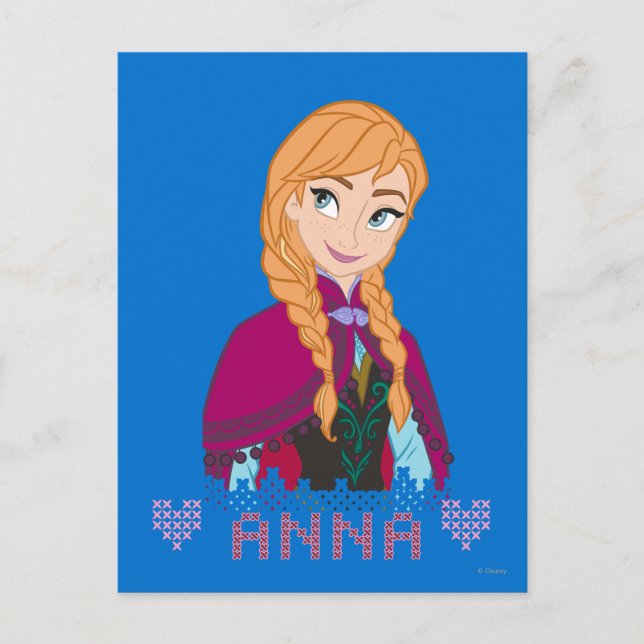 Carte Postale Anna | Portrait avec nom (Devant)