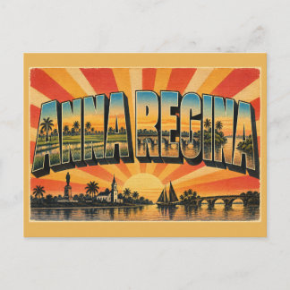 Carte Postale Anna Regina Patrimoine Artistique des Rizières de