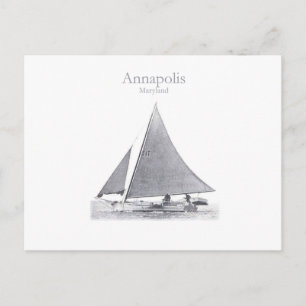 Carte Postale Annapolis Skipjack