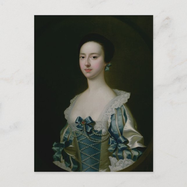 Carte Postale Anne Bateman, puis Mme John Gisbourne, 1755 (Devant)