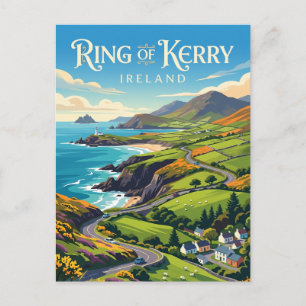 Carte Postale Anneau de Kerry Irlande