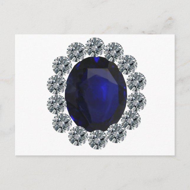 Carte Postale Anneau Fiançailles Lady Diana (Devant)