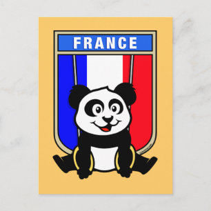 Carte Postale Anneaux de France Panda