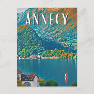 Carte Postale Annecy Photo Vintage