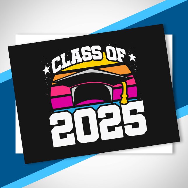 Carte Postale Année supérieure 2025 - Graduation de classe supér (Créateur téléchargé)