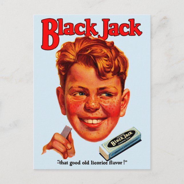 Carte Postale Années 1920 Black Jack (Devant)
