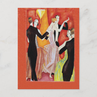 Carte Postale Années folles Couples dansants