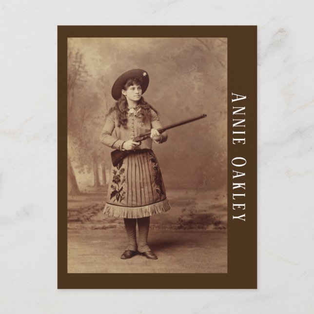 Carte postale Annie Oakley Sharpshooter (Devant)