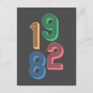 Carte Postale Anniversaire - 1982 - 40e anniversaire