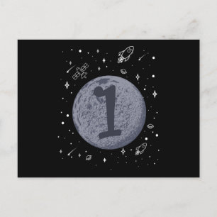 Carte Postale ANNIVERSAIRE 1 1er Anniversaire Enfant 1 an