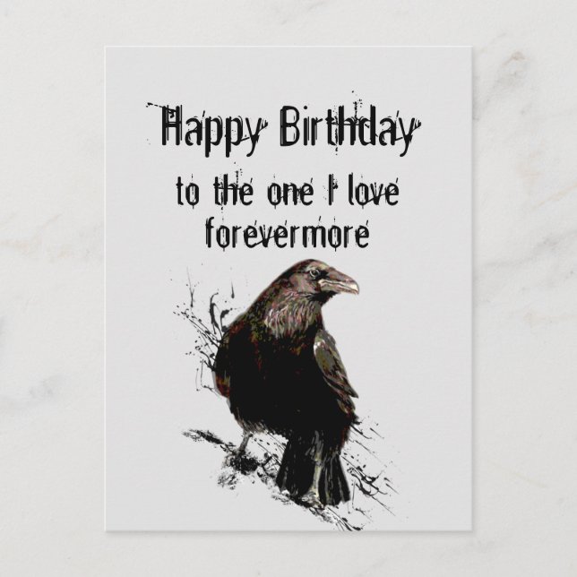 Carte Postale Anniversaire à celui que j'aime Forevermore Fun Ra (Devant)